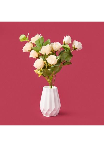 Deco Line Dekor - Beyaz - 10 cm