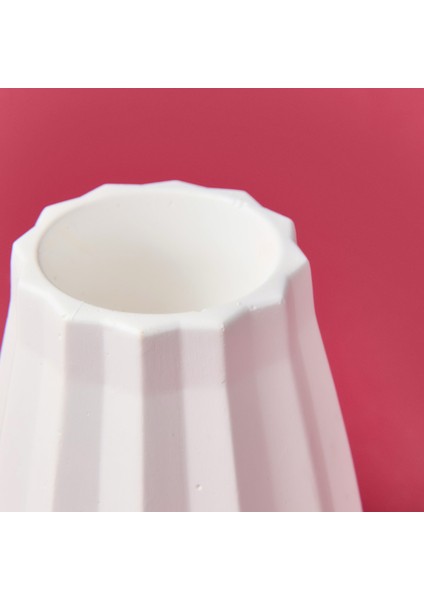 Deco Line Dekor - Beyaz - 10 cm