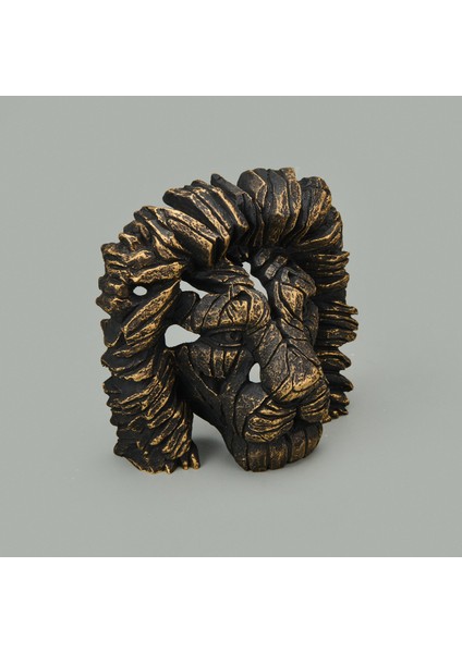 Deco Leone Dekor - Gold / Siyah - 14,5 cm
