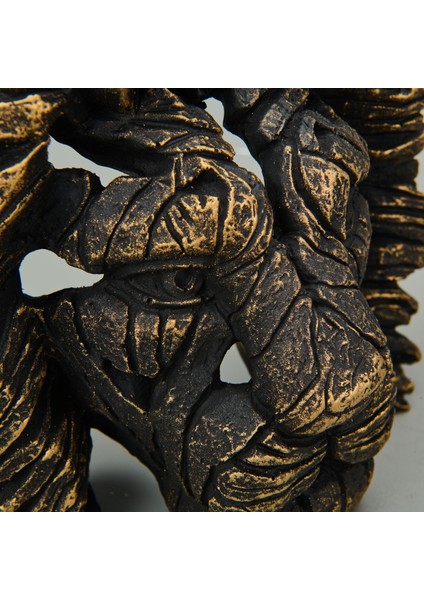 Deco Leone Dekor - Gold / Siyah - 14,5 cm