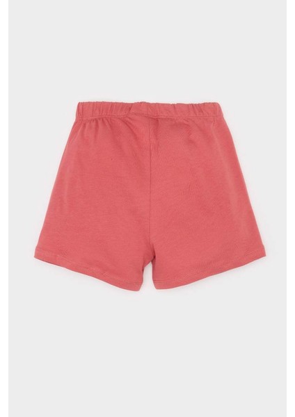 Yeni Sezon Erkek Bebek Pijama Takımı Baskılı Kısa Kollu Penye Üst Beli Lastikli Şort