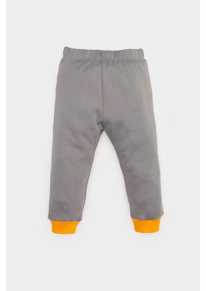 Yeni Sezon Erkek Bebek Pijama Takımı Araç Baskılı Uzun Kollu Üst Beli Lastikli Uzun Alt fiyatları