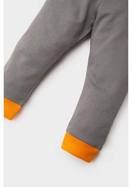 Yeni Sezon Erkek Bebek Pijama Takımı Araç Baskılı Uzun Kollu Üst Beli Lastikli Uzun Alt indirimleri