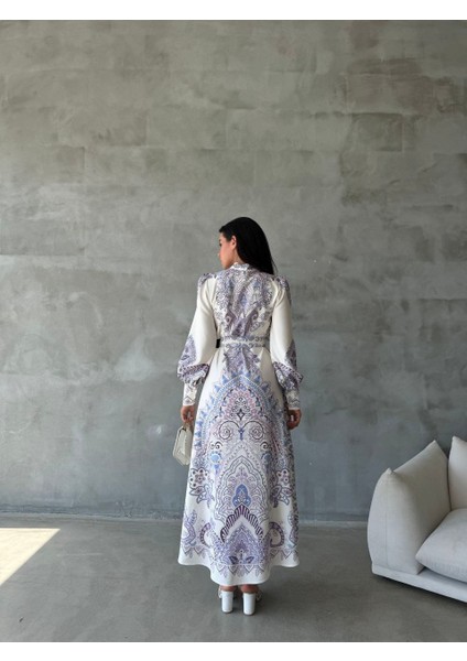 Atlas Kumaş Elbise (Kemer Dahildir) fırsatları