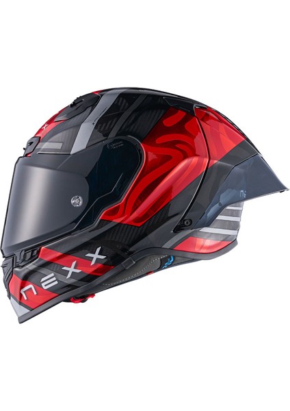 X.R3R Swırl Karbon Kırmızı Kask