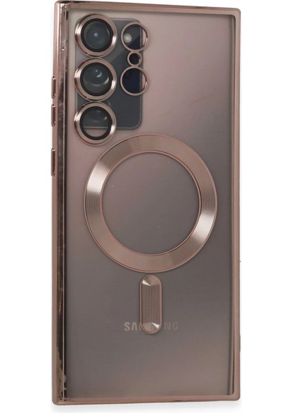 Samsung Galaxy Note 20 Ultra Kılıf Kross Magneticsafe Kapak - Rose Bstmy