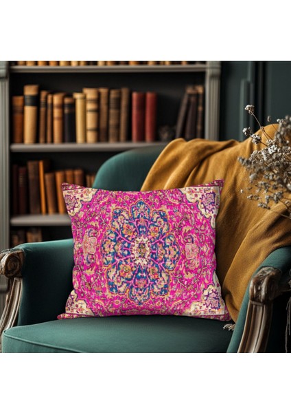 Kilim Desenli Pamuklu Kırlent Kılıfı – Otantik ve Şık Tasarım