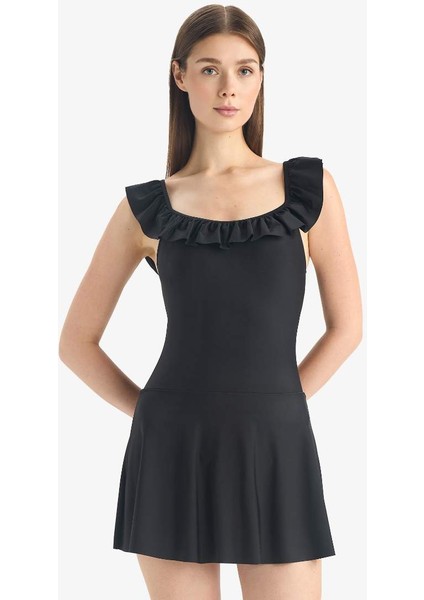 Yeni Sezon Regular Fit Etekli Mayo-Fall In Love