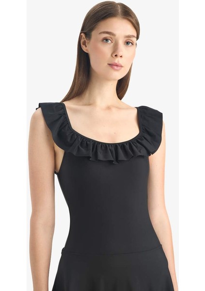 Yeni Sezon Regular Fit Etekli Mayo-Fall In Love modelleri