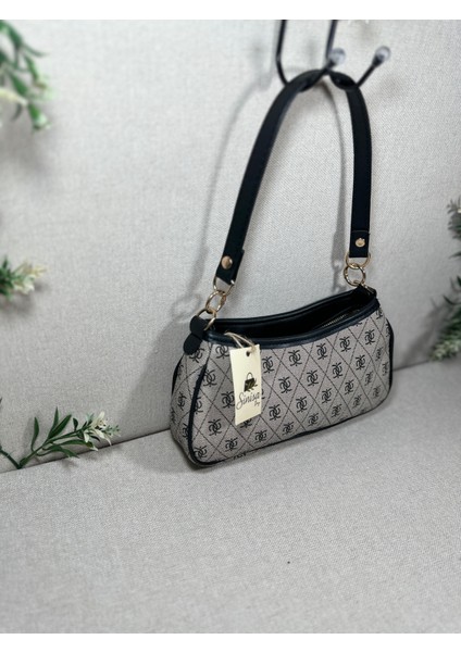 Kadın Farme Monogram Baget ve Çapraz Çanta
