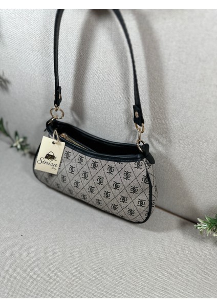 Kadın Farme Monogram Baget ve Çapraz Çanta