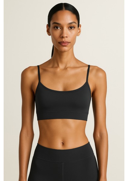 Ince Askılı Toparlayıcı Spor Büstiyer