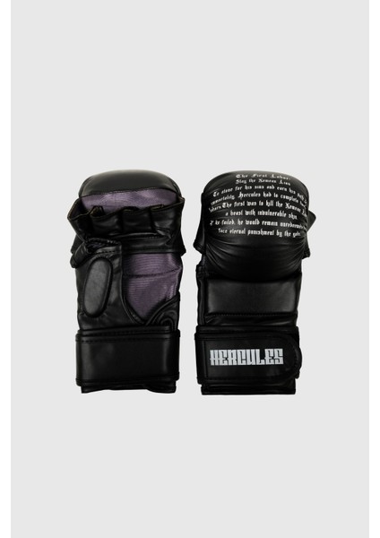 Mma Eldiveni - Aslan Desenli Siyah - Grappling, Bjj, Cage Fighting