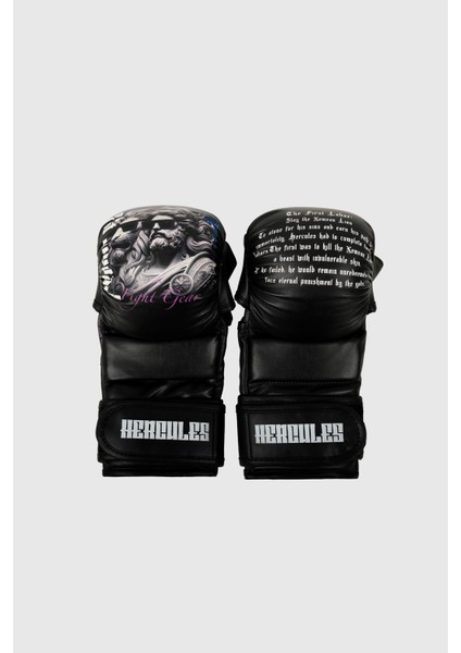 Mma Eldiveni - Aslan Desenli Siyah - Grappling, Bjj, Cage Fighting fiyatları