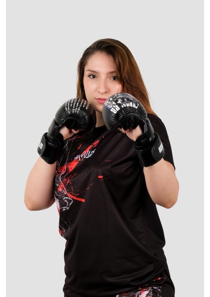 Mma Eldiveni - Aslan Desenli Siyah - Grappling, Bjj, Cage Fighting indirimleri