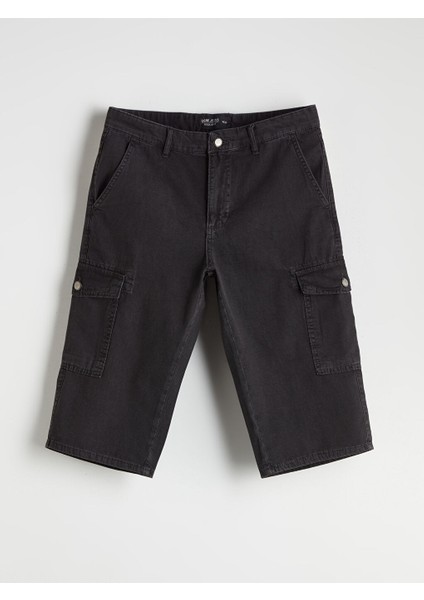 Yeni Sezon Standart Kalip Erkek Jean Sort - S5II29Z8