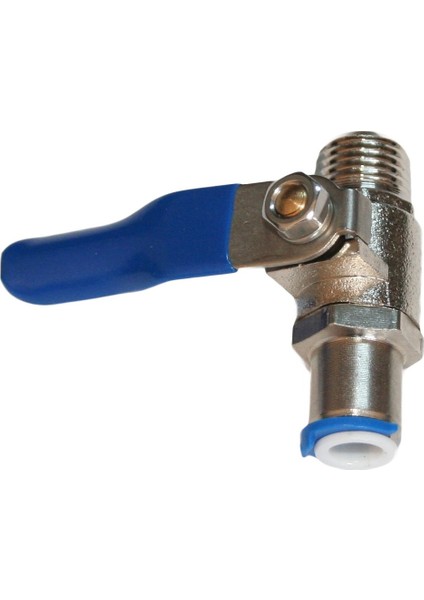 Su Arıtma Cihazı Hat Alma Vanası Metal 1/4'' Quick Bağlantılı 6 mm