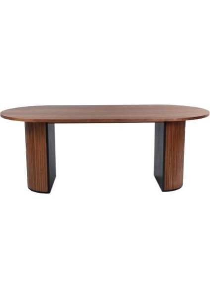 Zeno Oval Ahşap Bohem Yemek Masası 90X180 fiyatları