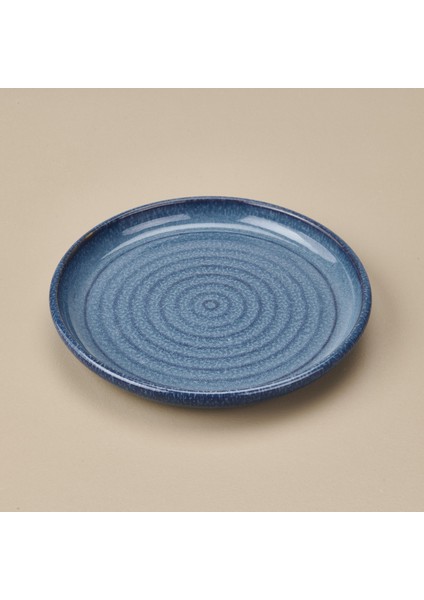 Zest Düz Tabak - Mavi - 21 cm