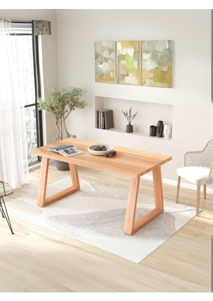 Nepal Ahşap Mutfak Masası 90X170