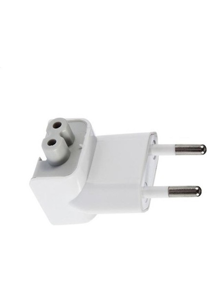 Apple Macbook Pro Retina Air ile Uyumlu Priz Euro Plug Şarj Aleti Türkiye Şarj Soket Çevirici MacBook Uyumlu Şarj Soket Çevirici Priz Ucu Plug - Avrupa Fiş Tipi
