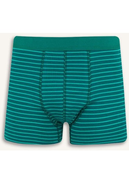 Yeni Sezon Regular Fit Çizgili 3'lü Boxer
