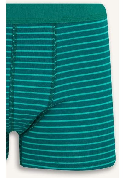 Yeni Sezon Regular Fit Çizgili 3'lü Boxer