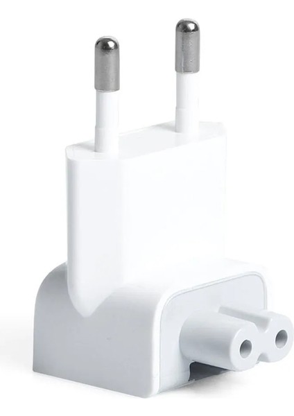 Apple Macbook Pro Retina Air ile Uyumlu Priz Euro Plug Şarj Aleti Türkiye Şarj Soket Çevirici MacBook Uyumlu Şarj Soket Çevirici Priz Ucu Plug - Avrupa Fiş Tipi