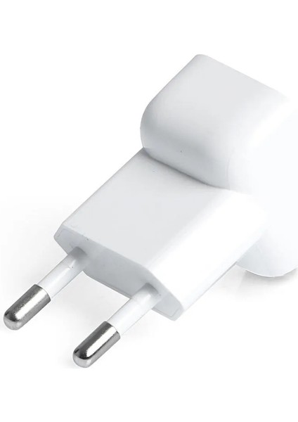 Apple Macbook Pro Retina Air ile Uyumlu Priz Euro Plug Şarj Aleti Türkiye Şarj Soket Çevirici MacBook Uyumlu Şarj Soket Çevirici Priz Ucu Plug - Avrupa Fiş Tipi