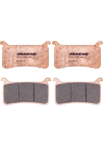 Honda Cb 125 R Sinterli Ön Fren Balata Braking 2 Takım M007678