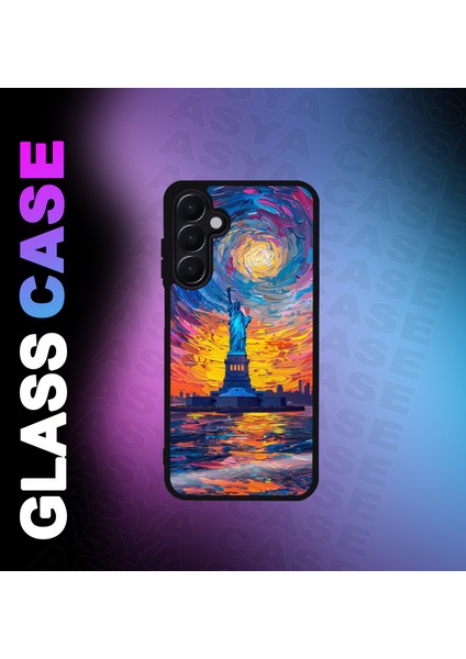 Samsung Galaxy A35 5g Kılıf Özgürlük Heykeli Baskılı Telefon Kapağı Silikon Arka Kapak Koruyucu