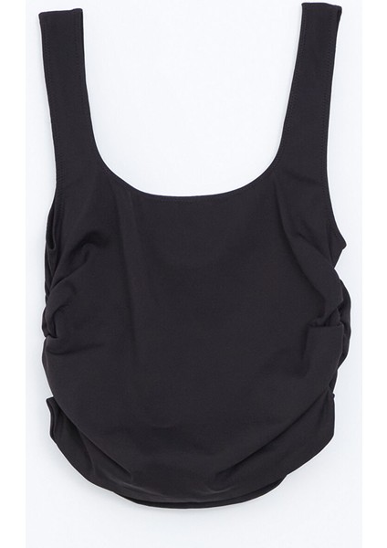 Yeni Sezon Kare Yaka Crop Kadin Atlet - S5CU36Z8 indirimleri