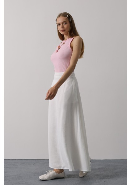 Natural Keten Etek - Beyaz fiyatları