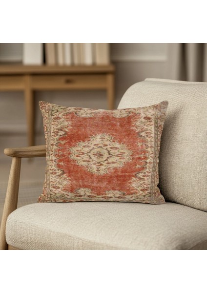 Modern Etnik Karışık Desenli Kırlent Kılıfı Kare