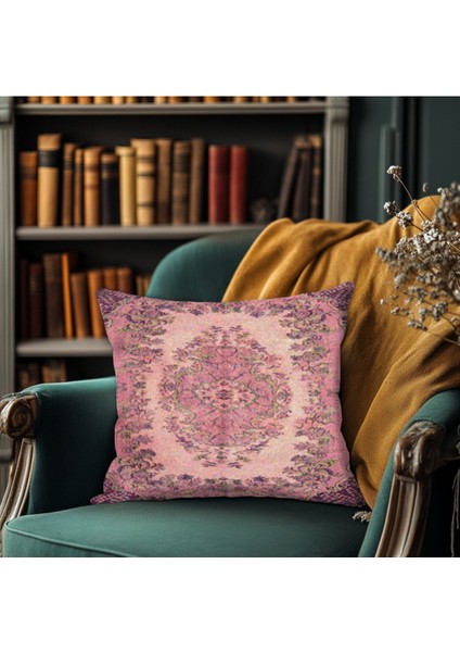 Anadolu Figürleriyle Süslenmiş Kırlent Kılıfı Kare fiyatları