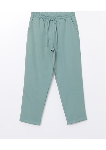 Yeni Sezon Beli Lastikli Kadin Pantolon - S5LK78Z8