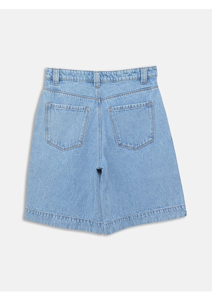 Yeni Sezon Standart Fit Kadin Jean Sort - S5DM28Z8