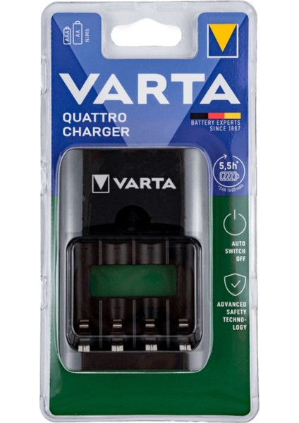 57652 USB Quattro Charger Pil Şarj Cihazı