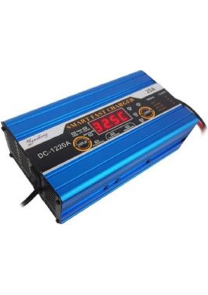 Powermaster PM-1220 12 Volt Max 20 Amper LCD Ekranlı Akü Şarj Cihazı