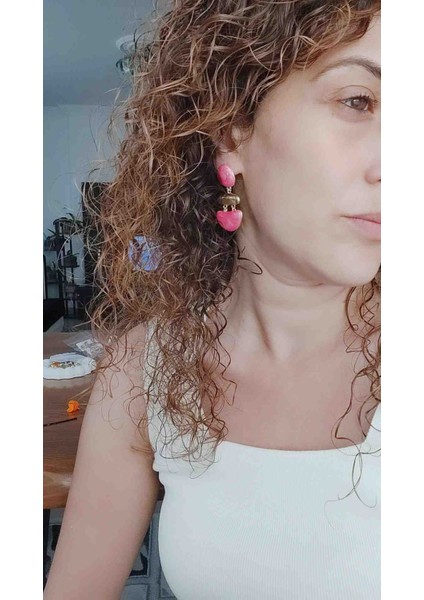 Çelik Mineli Küpe Yeni Sezon Trend Modeller Yaz Trendleri indirimleri