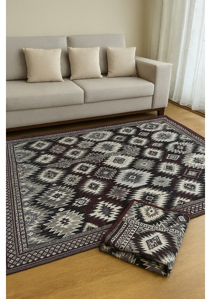 Halı Örtüsü Eşme Kilim Motifli 9m²