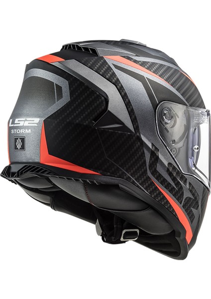 Storm 2 Racer Mat Tıtanıum-Neon Turuncu Kask indirimleri