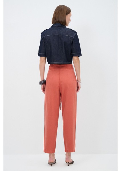 Cepli Denim Crop Gömlek indirimleri