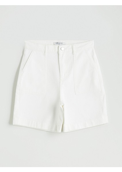 Yeni Sezon Standart Fit Kadin Jean Sort - S5JG10Z8