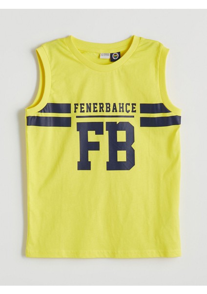 Yeni Sezon Bisiklet Yaka Fenerbahce Baskili Erkek Cocuk Atlet - S5H167Z4