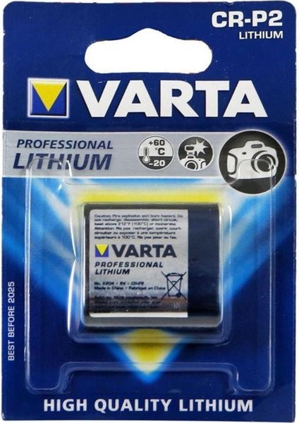 Foto Cr-P2 Pil Lityum 6V 1300 Mah 6204