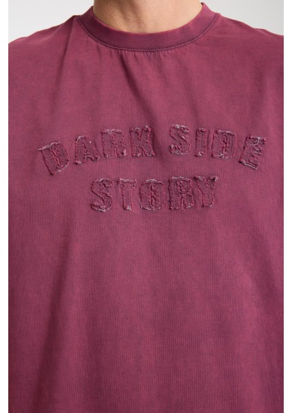Erkek Pamuk T-Shirt - Basic Soft ve Rahat Yazlık Tasarım - Yazı Baskılı modelleri