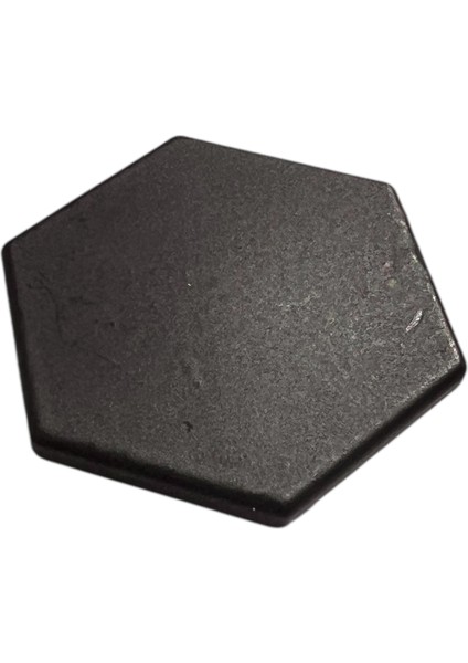 Altıgen Düğme Model Kulp Siyah Mobilya Çekmece Kapak Kulbu