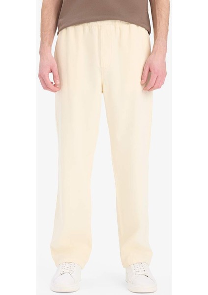 Yeni Sezon Bol Rahat Kesim Wide Leg Yazlık Keten Pantolon