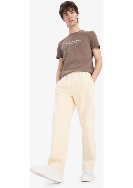 Yeni Sezon Bol Rahat Kesim Wide Leg Yazlık Keten Pantolon modelleri